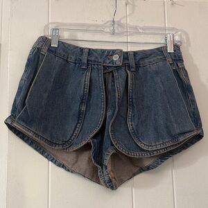 We The Free Dark Blue Jean Shorts free people summer time